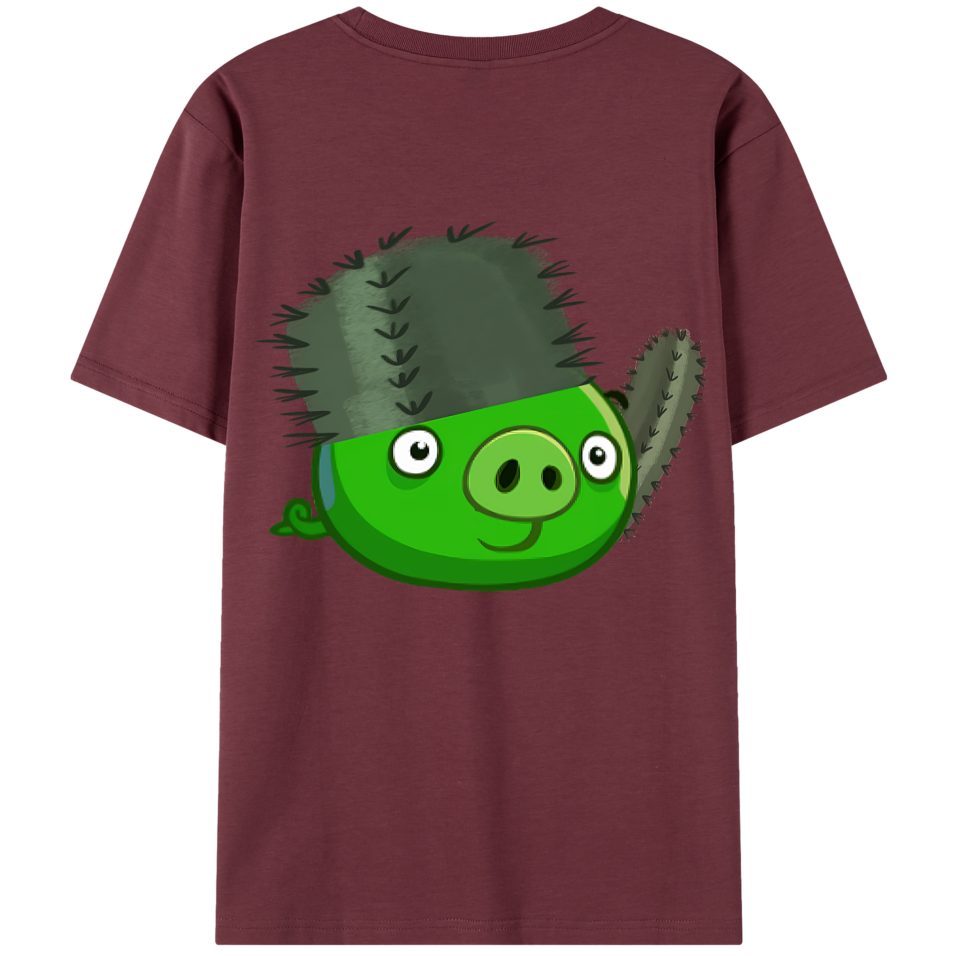 （画像用） Angry Birds アングリーバード 綿100％半袖Tシャツ（背面プリント）